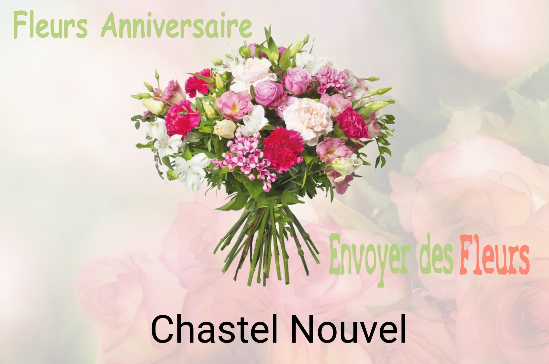 Bouquet de fleurs d’anniversaire livré à Chastel-Nouvel