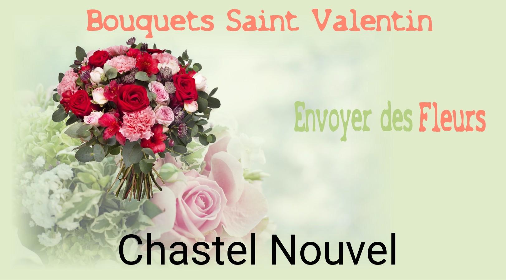 Roses de Saint-Valentin livrées à Chastel-Nouvel